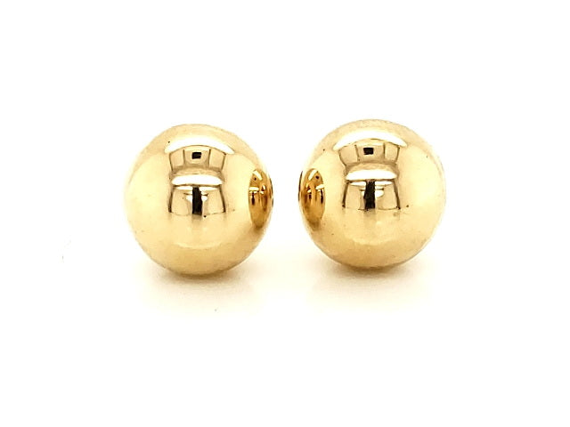 18KT Ball Stud Earrings