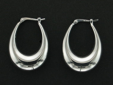Silver Hoop Earrings