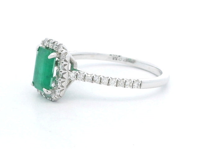 Emerald & Diamond Ring