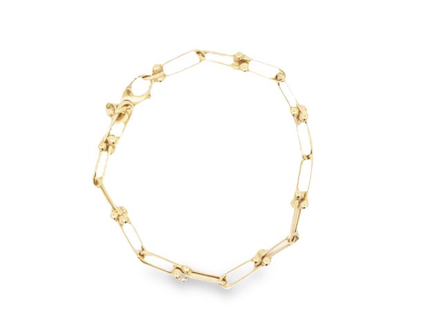 14KT Interlocking Bracelet