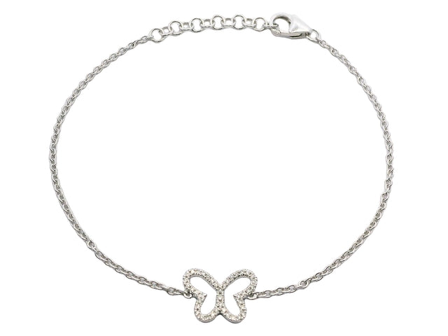 Butterfly Bracelet with Diamonds