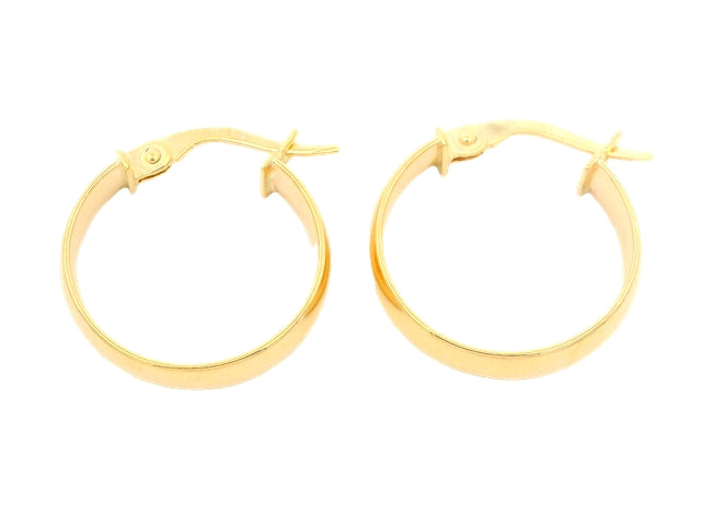 10KT Yellow Gold Hoops