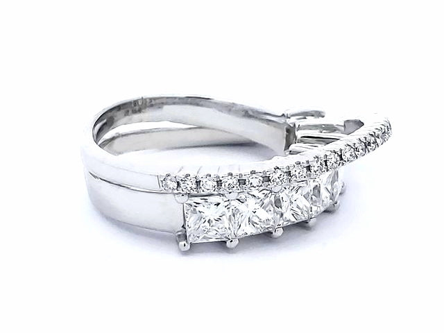 2.74 ctw Crossover Band