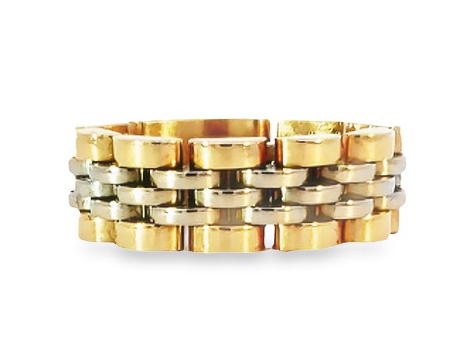 14kyw 9mm Jubilee Link Flex Ring