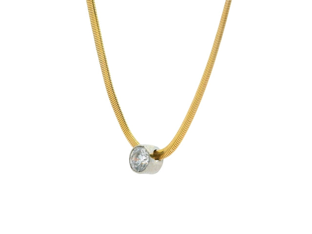 0.83 ct Diamond Pendant and Chain