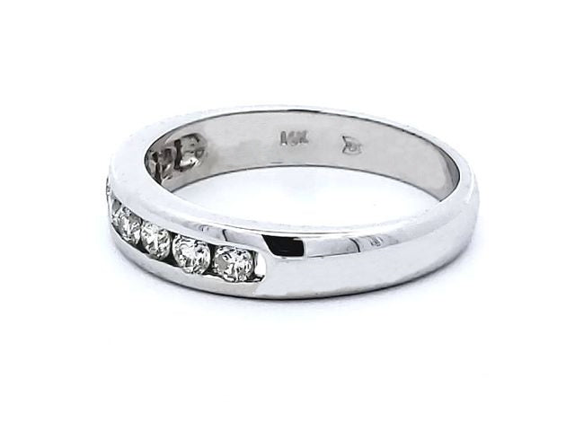 14kt Diamond Channel Set Band