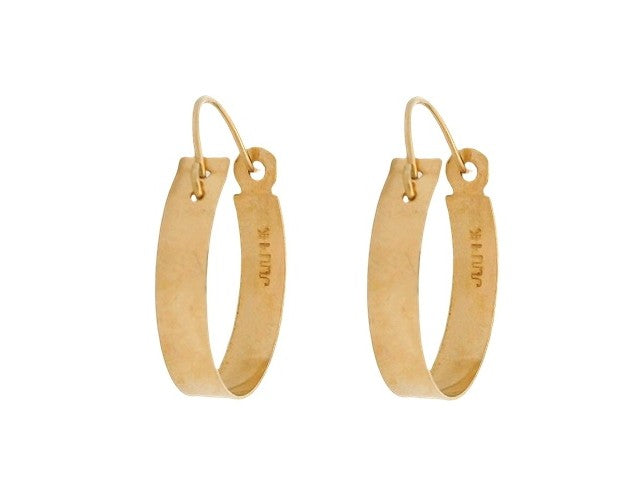 14KT Hoop Style Earrings