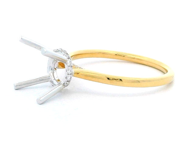 18KT Semi Mount Engagement Ring