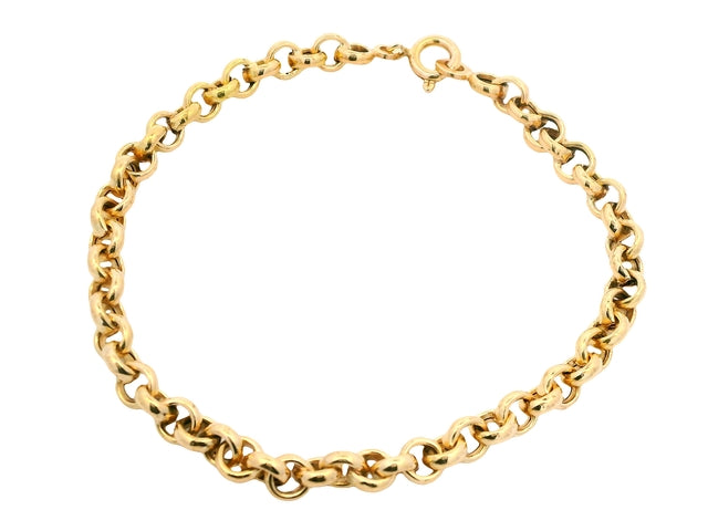 18KT Belcher Link Bracelet