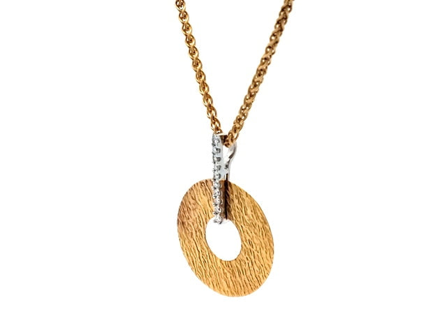 14KT Pendant with Diamonds