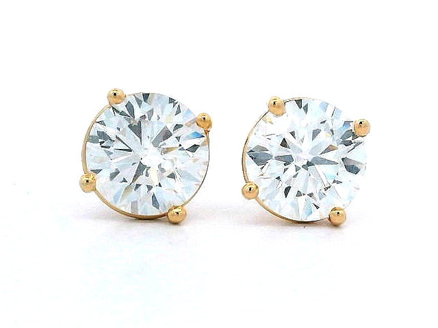 4.08 CTW LAB Diamond Studs