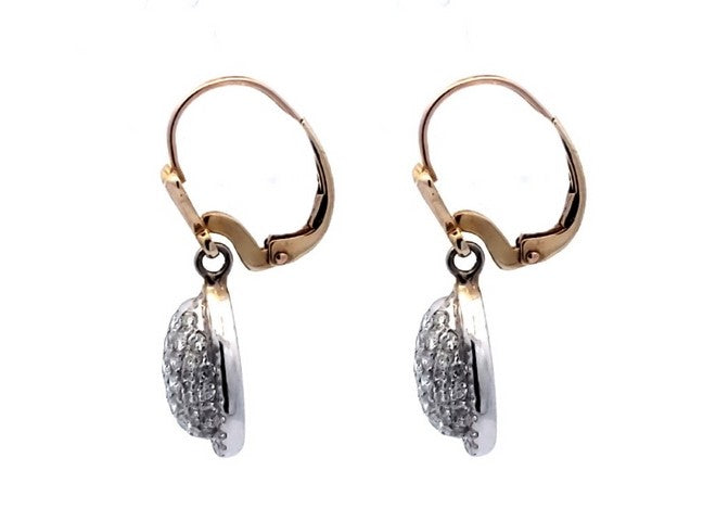 14KT Fancy Diamond Earrings