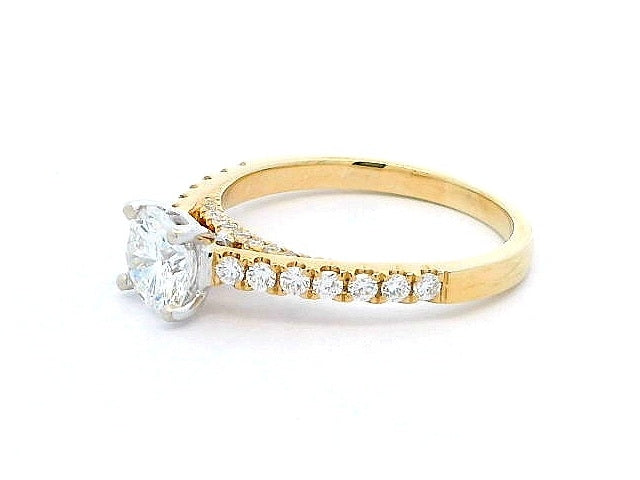0.84 ct Natural Diamond Engagement Ring