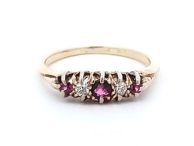 18KT Ruby & Diamond Ring