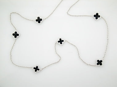 32 inch Quartrefoil Necklace