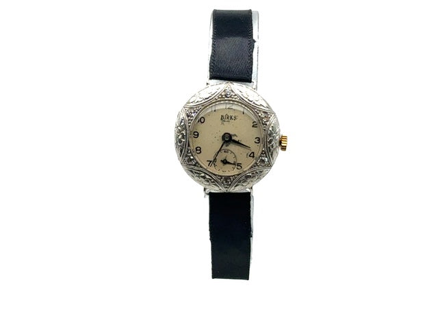 Vintage Birks cocktail watch in 14 karat gold