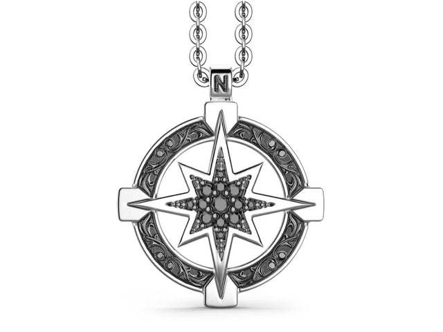 Zancan Wind Rose Pendant & Chain