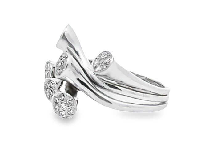 14kw Fancy Multi Diamond Ring