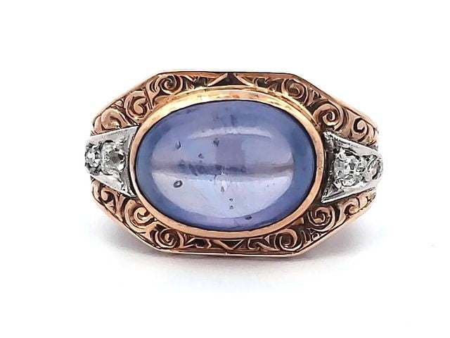Cabochon Sapphire Ring