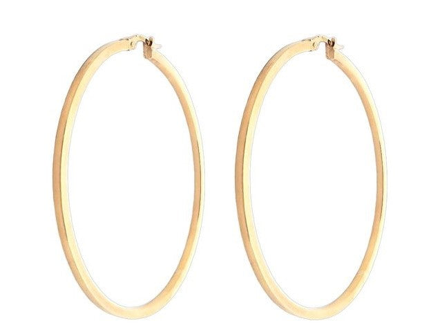 10KT Yellow Gold Hoop Earrings