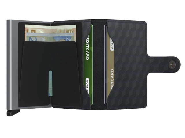 Black & Titanium Optical Miniwallet