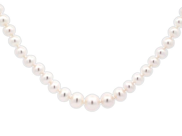 14KT Graduated Freshwater Pearl Strand
