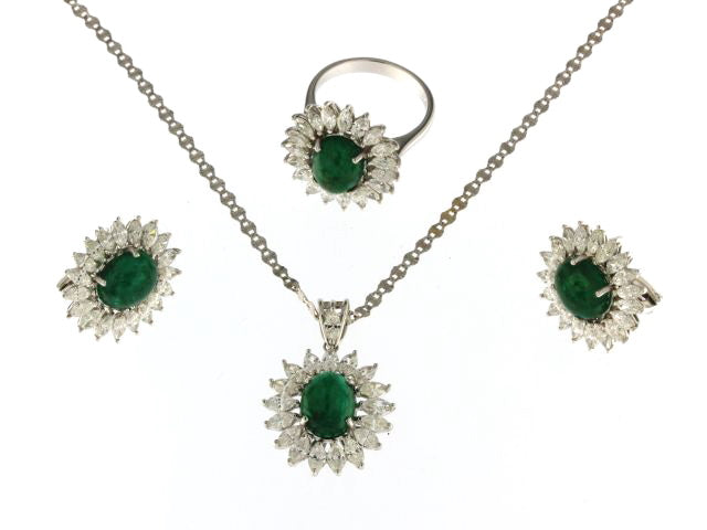 Emerald & Diamond Set