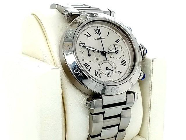 Cartier Pasha Quartz SS Chronograph