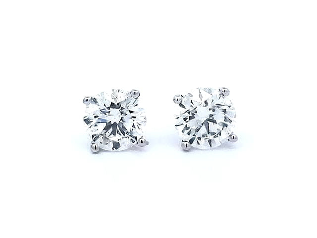 2.06 ctw Diamond Stud Earrings