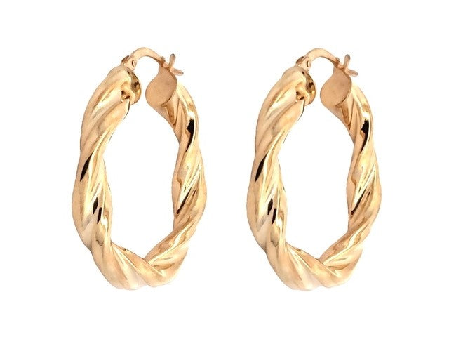 10KT Hoop Earrings