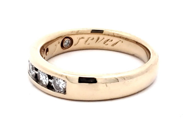 Channel Set Diamond Band