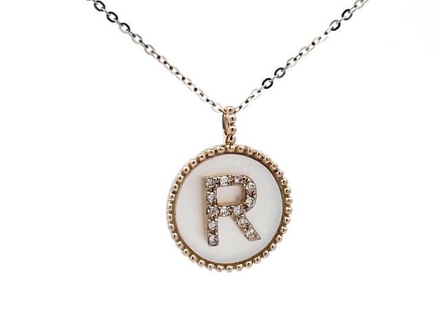 14KT Intial Necklace