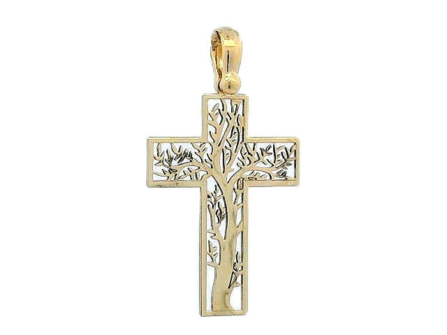 14KT Fancy Cross