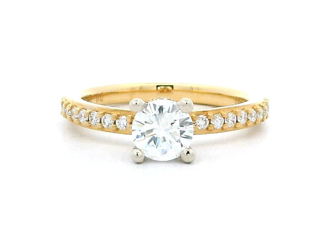 14KT 0.65ct Engagement Ring