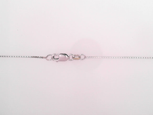 10KT White Box Link Chain