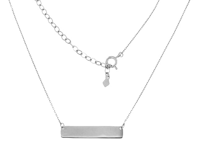 14KT Bar Necklace