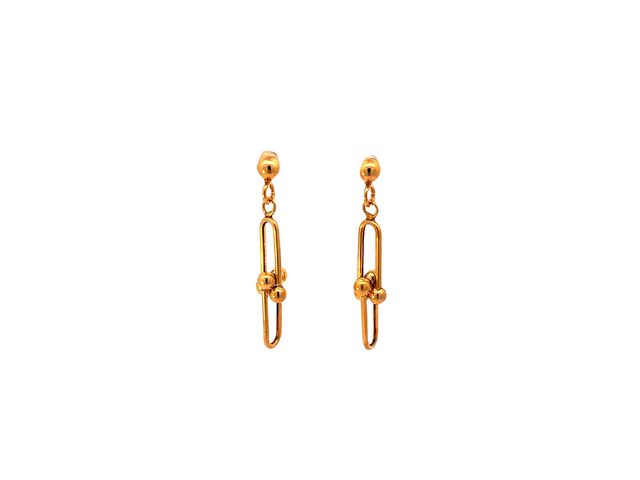 14KT Interlocking Earrings