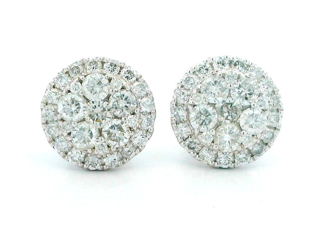 2.00 ctw Fancy Diamond Earrings