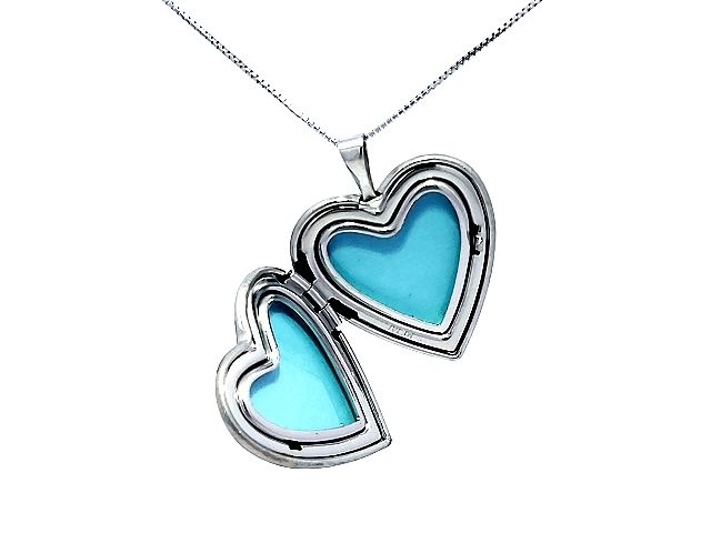 Silver Heart Locket