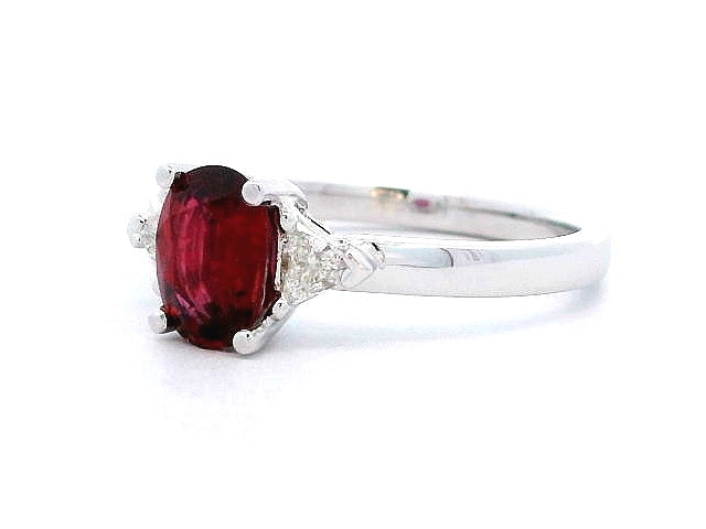 18KT Ruby & Diamond Ring