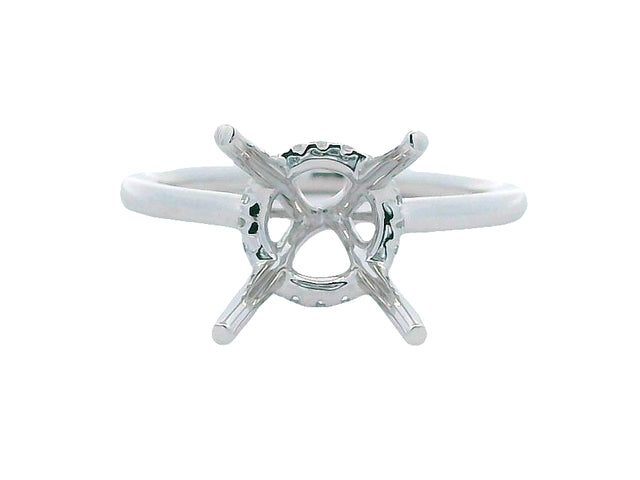 Platinum Mount with Hidden Halo