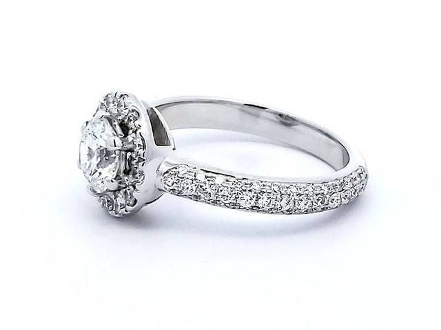 Halo Engagement Ring