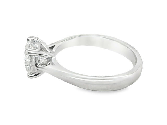 1.24 ct Natural Diamond Engagement Ring