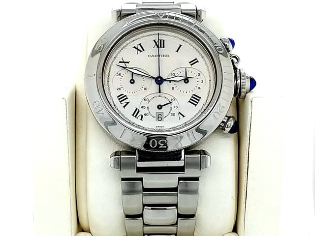 Cartier Pasha Quartz SS Chronograph