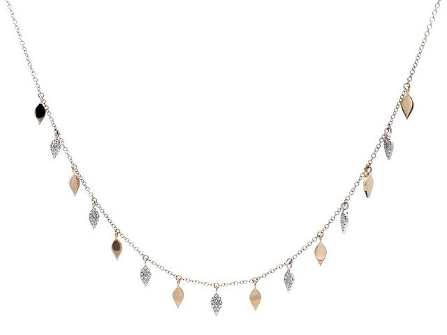 Diamond Drops Necklace