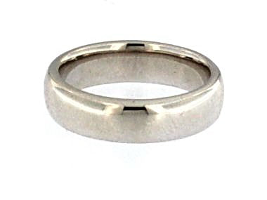 14KT White Gold Band