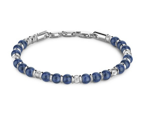 Zancan Lapis & Silver Bracelet