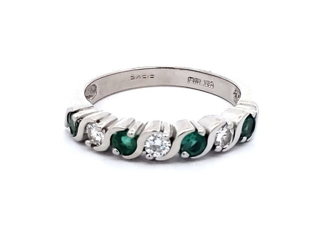 Emerald & Diamond Ring