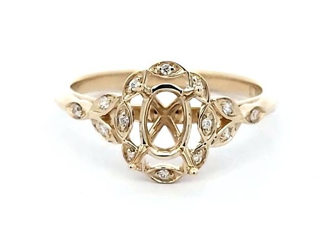 14KT Engagement Mount