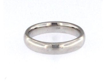 14KT White Gold Band